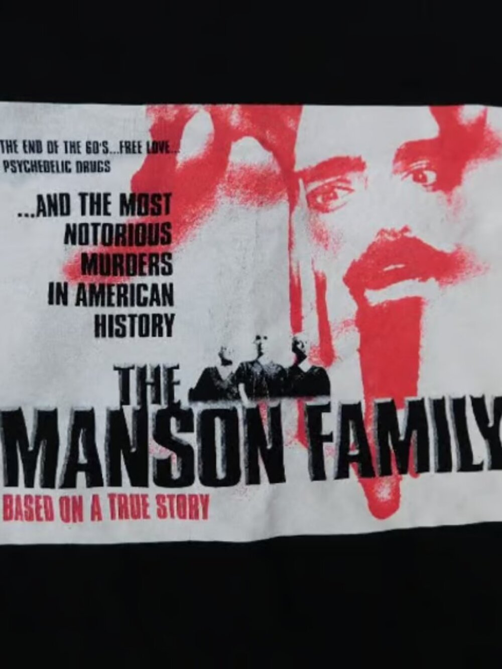 The Manson Family (Charles) Movie Adult T Shirt Size XL - Picture 2 of 4